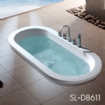 Drop In Flat Standard Acrylic Spa Tub SL-D8611