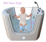 2021 New Type 680MM Depth Baby Massage Tub Waterfall