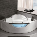Freestanding Corner Massage Bathtub For Double Adults