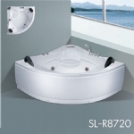 Full Acrylic Corner  Whirlpool Bathtub Freestanding SL-R8720