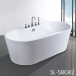 Standard Adult Acrylic Soaking Bathtub S8042